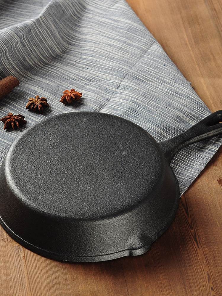 Uncoated non-stick thickened cast iron pan - Mubimart