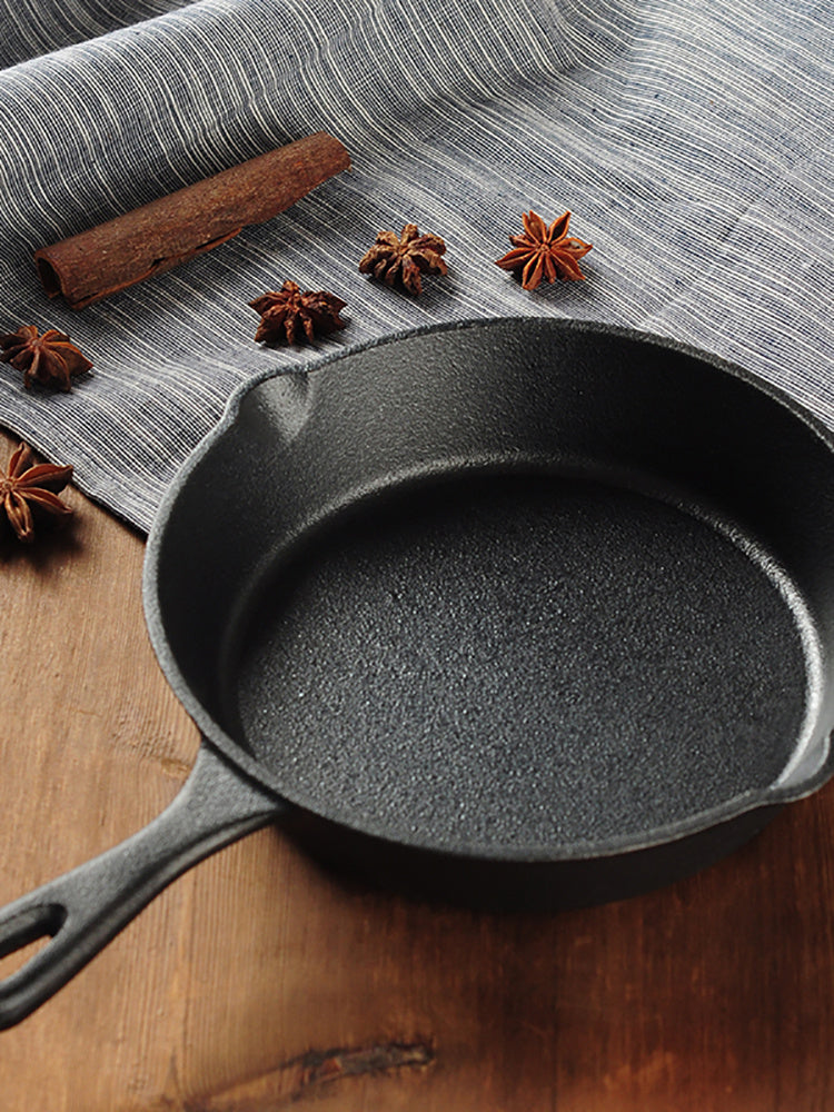 Uncoated non-stick thickened cast iron pan - Mubimart -  