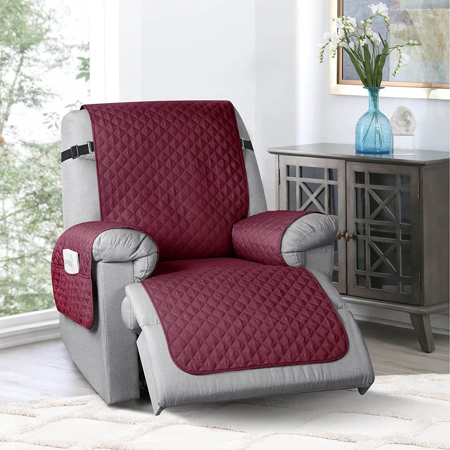 Universal Recliner Sofa Cover Integrated Sofa Slipcover Anti-fouling Waterproof - Mubimart