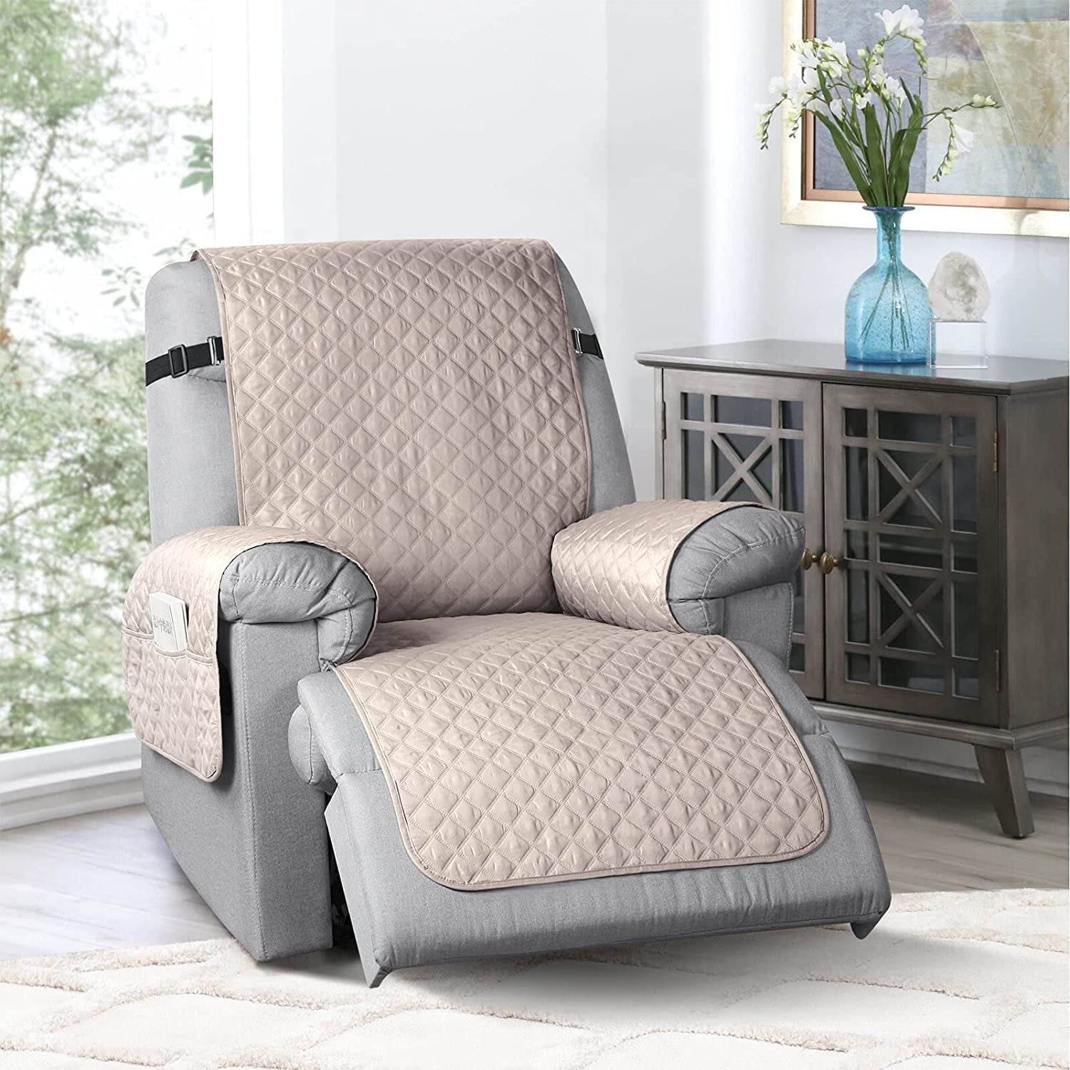 Universal Recliner Sofa Cover Integrated Sofa Slipcover Anti-fouling Waterproof - Mubimart