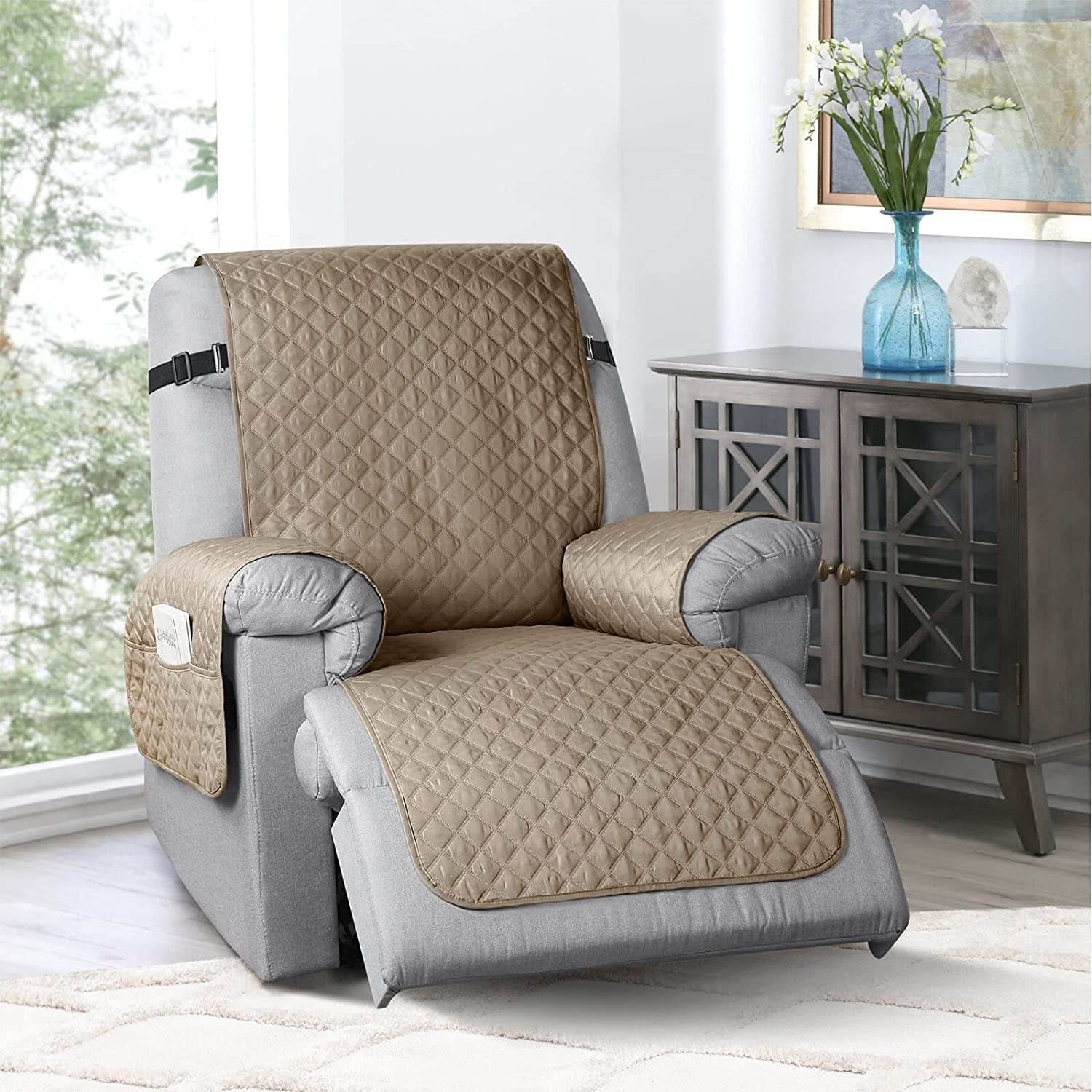 Universal Recliner Sofa Cover Integrated Sofa Slipcover Anti-fouling Waterproof - Mubimart