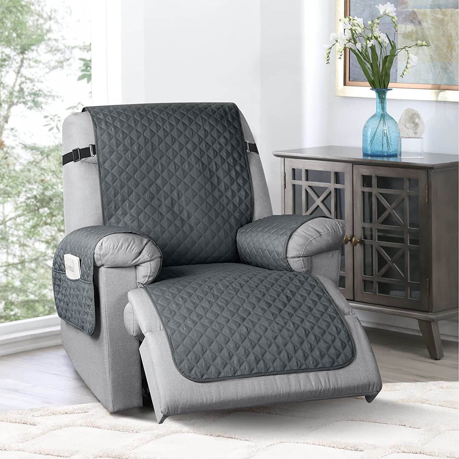 Universal Recliner Sofa Cover Integrated Sofa Slipcover Anti-fouling Waterproof - Mubimart