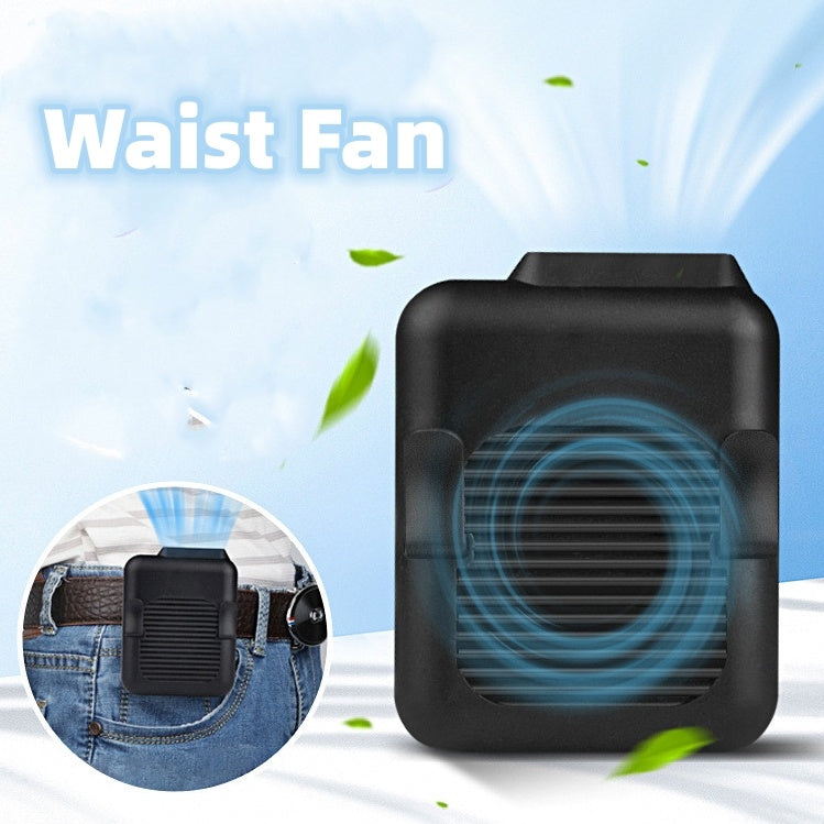 Usb Charging Waist Fan Hanging Neck Fan Outdoor Mini - Mubimart - Personal fans 