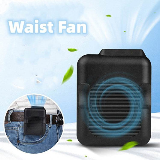 Usb Charging Waist Fan Hanging Neck Fan Outdoor Mini - Mubimart