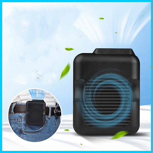 Usb Charging Waist Fan Hanging Neck Fan Outdoor Mini - Mubimart