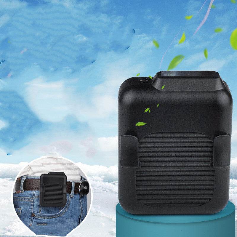 Usb Charging Waist Fan Hanging Neck Fan Outdoor Mini - Mubimart