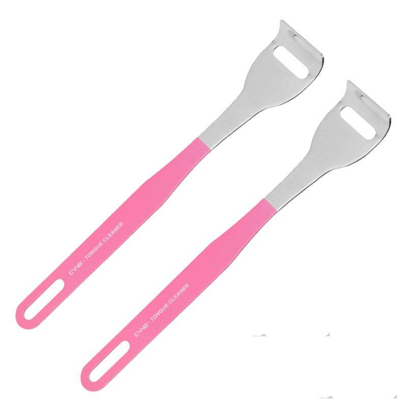 Useful Tongue Scraper Stainless Steel Oral Tongue Cleaner - Mubimart