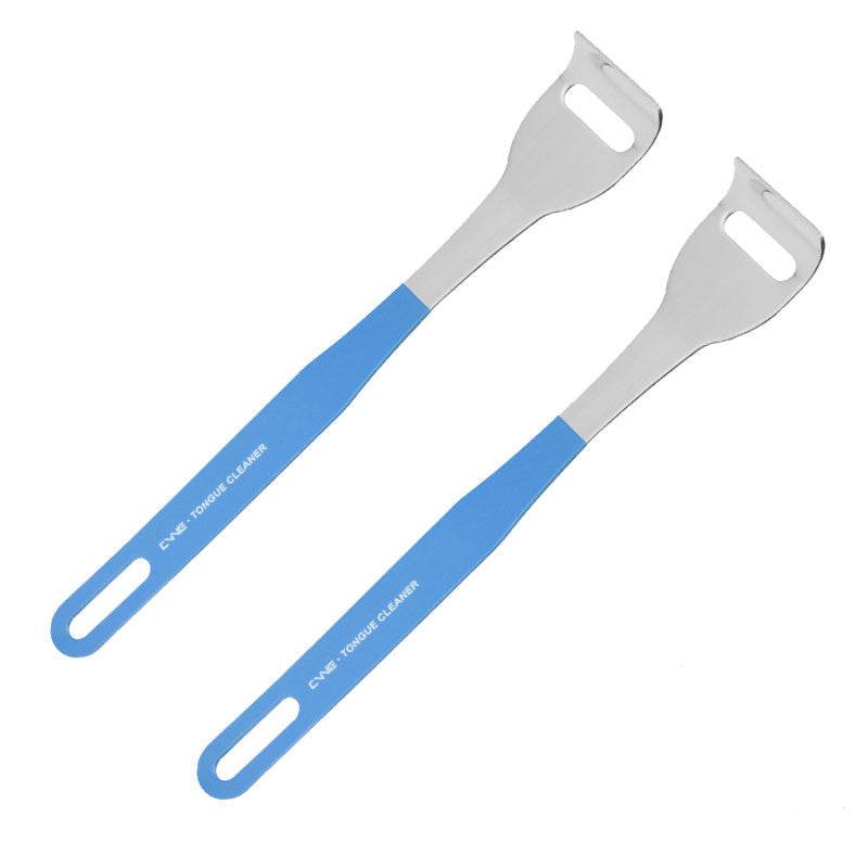 Useful Tongue Scraper Stainless Steel Oral Tongue Cleaner - Mubimart
