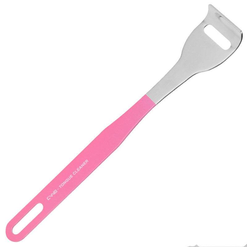 Useful Tongue Scraper Stainless Steel Oral Tongue Cleaner - Mubimart