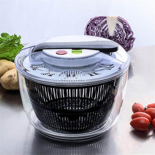 Useful Vegetables Fruits Dryer Salad Spinner Fruit Wash Clean Basket Storage Drying Machine Kitchen Tools Vegetable Dehydrator - Mubimart