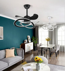 Variable Frequency Ceiling Fan Lamp In Bedroom - Mubimart -  