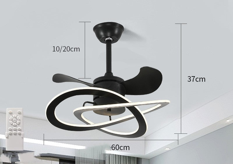 Variable Frequency Ceiling Fan Lamp In Bedroom - Mubimart -  