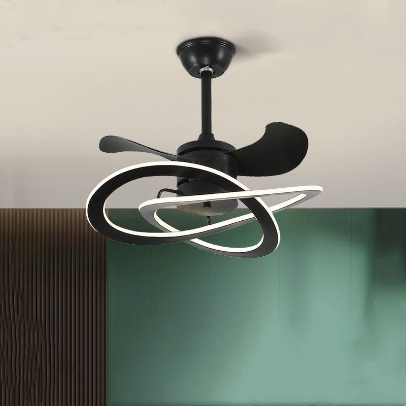 Variable Frequency Ceiling Fan Lamp In Bedroom - Mubimart - Ceiling Fans 