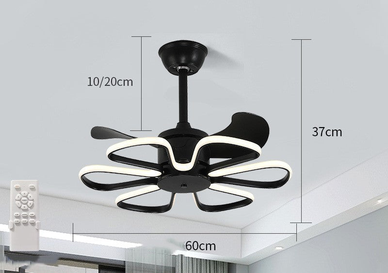 Variable Frequency Ceiling Fan Lamp In Bedroom - Mubimart -  