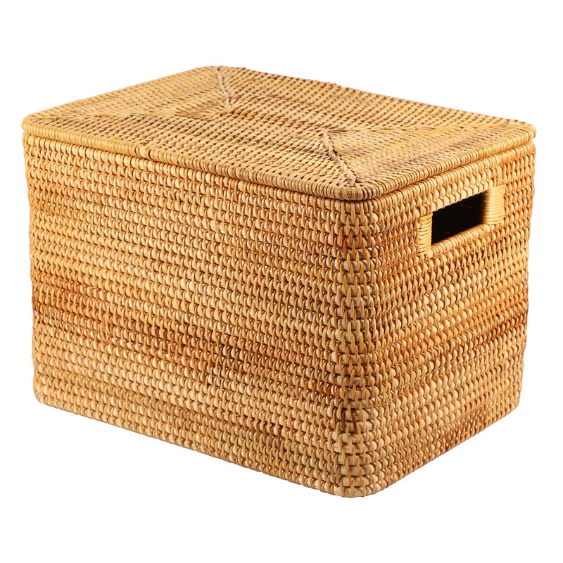 Vietnamese Rattan Storage Baskets Handmade - Mubimart -  