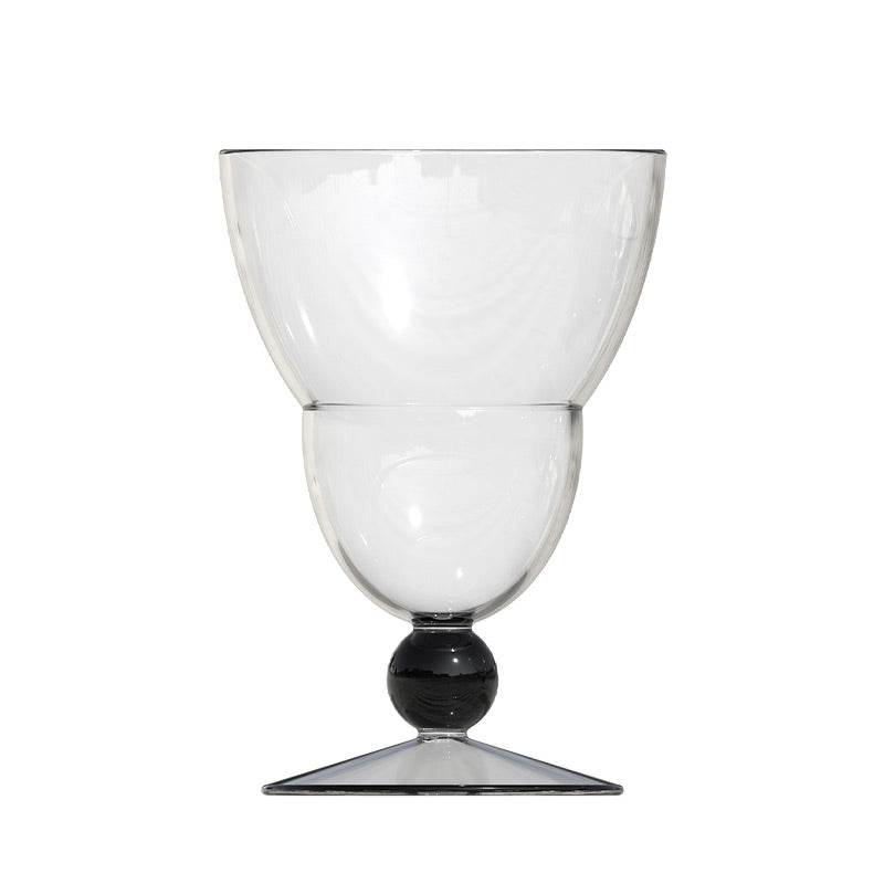 Vintage Borosilicate Stained Glass Wine Glass - Mubimart