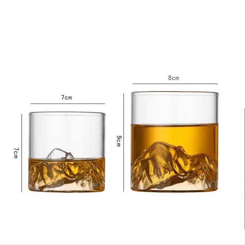 Vintage Sightseeing Glass Water Cup - Mubimart