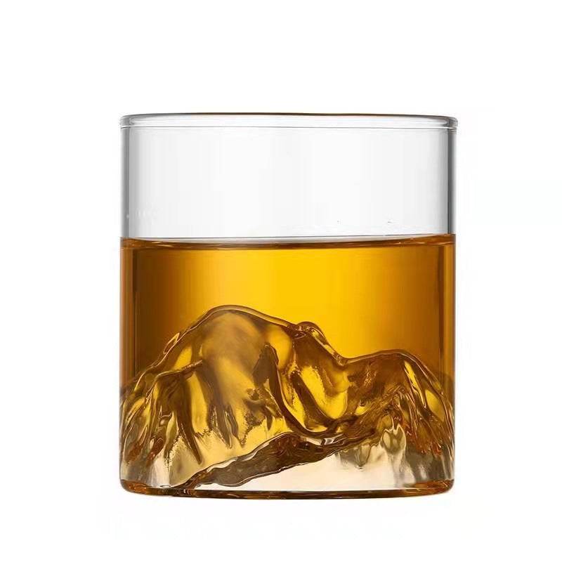 Vintage Sightseeing Glass Water Cup - Mubimart