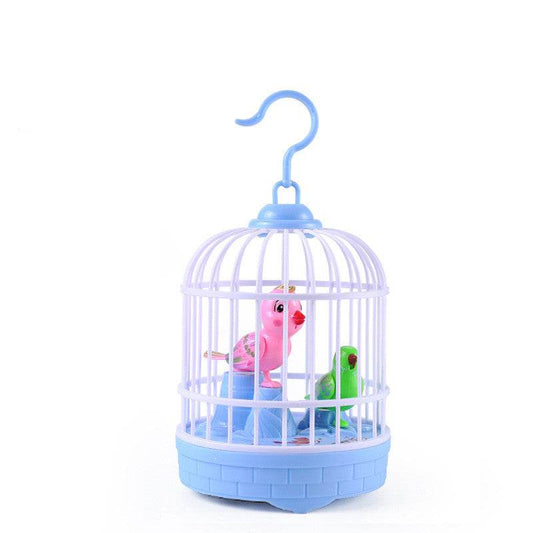 Voice control mini bird cage - Mubimart