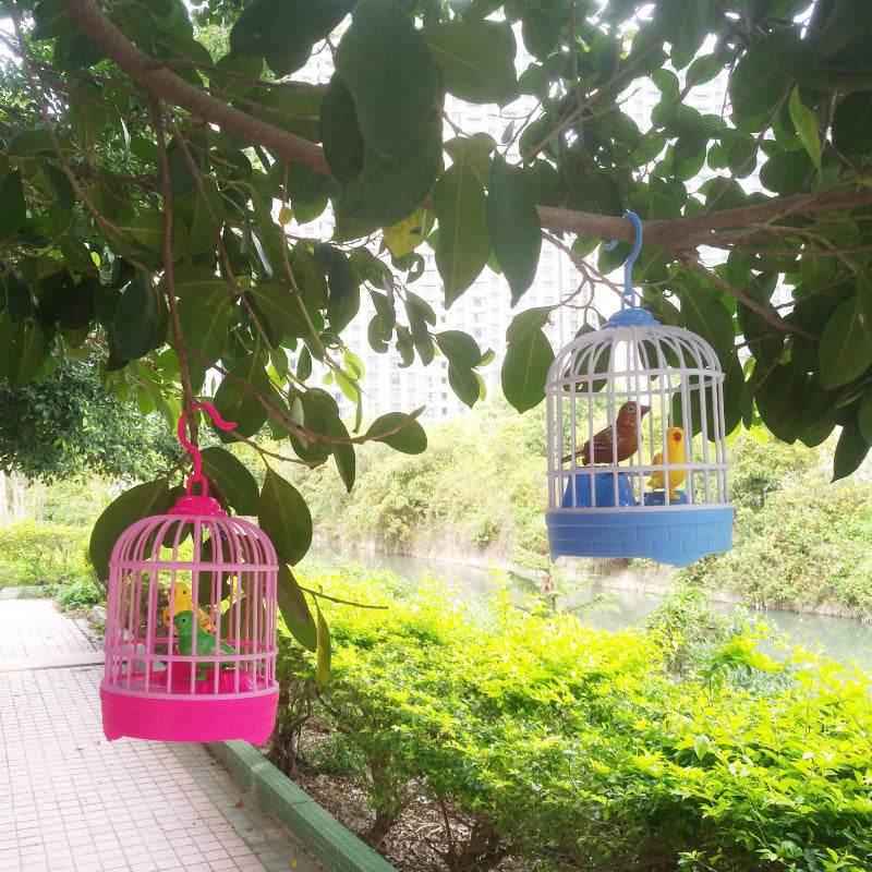 Voice control mini bird cage - Mubimart