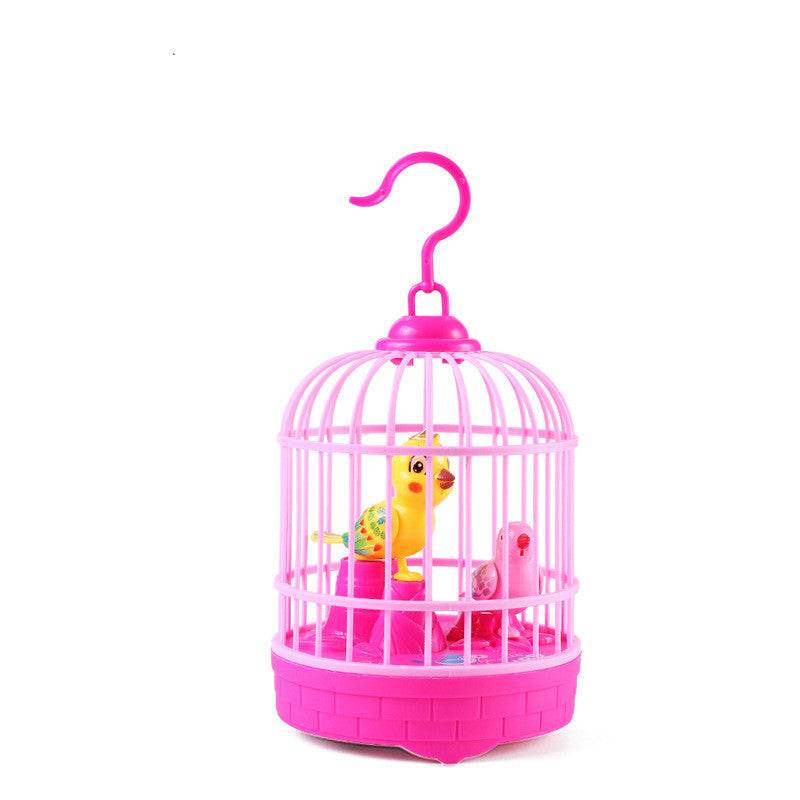 Voice control mini bird cage - Mubimart