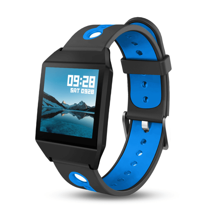 W1 Smart Bracelet Blood Pressure Measurement Color Screen Fitness Tracker Watch Waterproof IP68 Heart Rate Monitor GPS Tracker - Mubimart