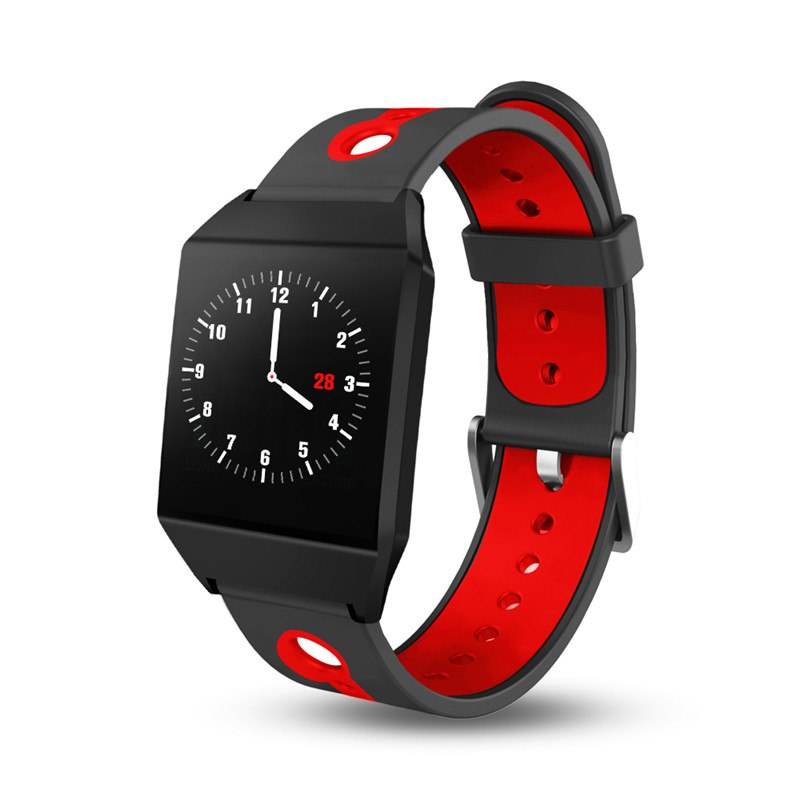 W1 Smart Bracelet Blood Pressure Measurement Color Screen Fitness Tracker Watch Waterproof IP68 Heart Rate Monitor GPS Tracker - Mubimart