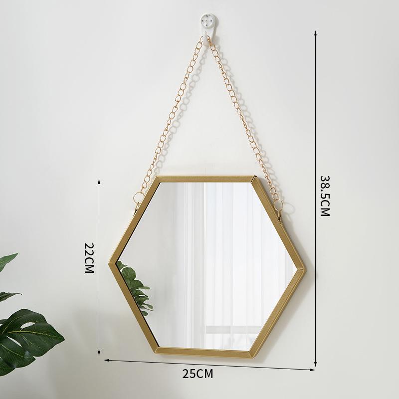 Wall-mounted Vanity Mirror At Washstand - Mubimart -  