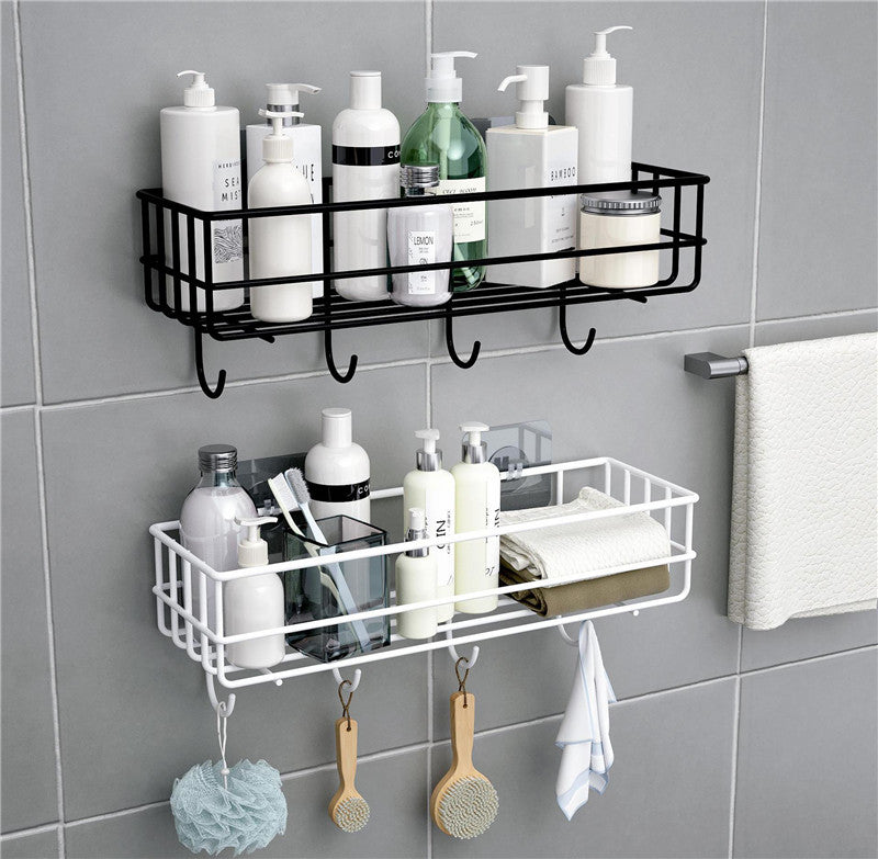 Wall-mounted Wall Shelf Bathroom Multifunctional - Mubimart -  