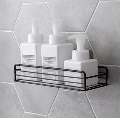 Wall-mounted Wall Shelf Bathroom Multifunctional - Mubimart - Shower caddy 