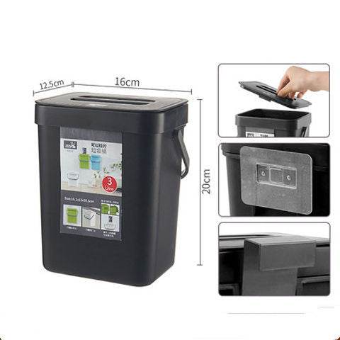 Wall-mounted trash can - Mubimart