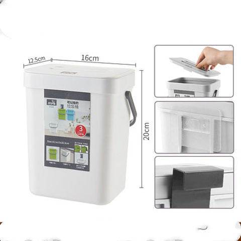 Wall-mounted trash can - Mubimart
