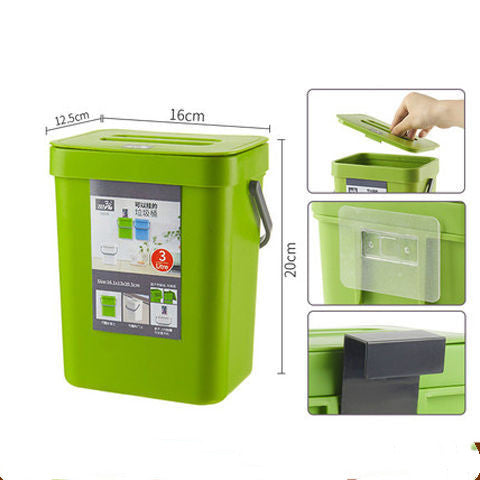 Wall-mounted trash can - Mubimart - Trash can 