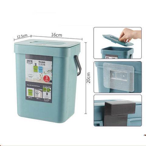 Wall-mounted trash can - Mubimart