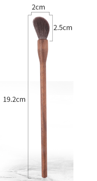 Walnut Makeup Brush - Mubimart -  