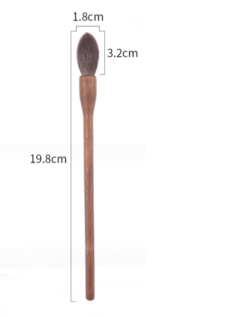 Walnut Makeup Brush - Mubimart -  