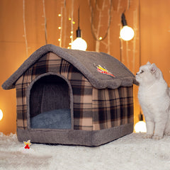 Wanghong Pet House Dog House Cat House Four Seasons - Mubimart - Doll House 