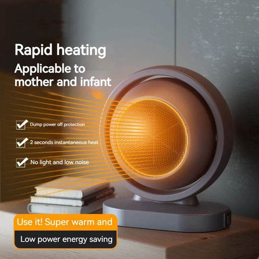 Warm Air Blower Household Desk Mute Mini Heater Dormitory Office Small Heater Gift - Mubimart