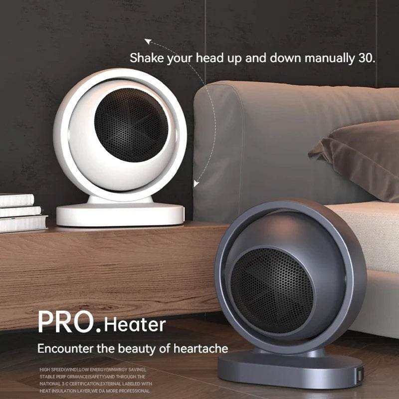 Warm Air Blower Household Desk Mute Mini Heater Dormitory Office Small Heater Gift - Mubimart