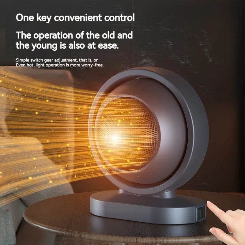 Warm Air Blower Household Desk Mute Mini Heater Dormitory Office Small Heater Gift - Mubimart