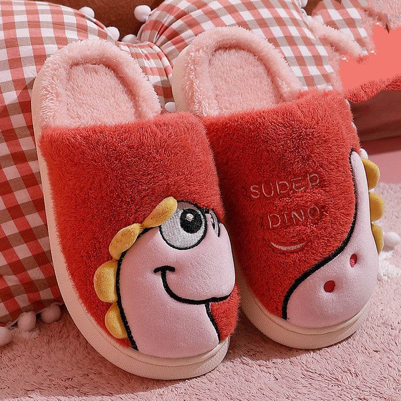 Warm Home Soft Bottom Couple Cotton Slippers For Men Winter - Mubimart