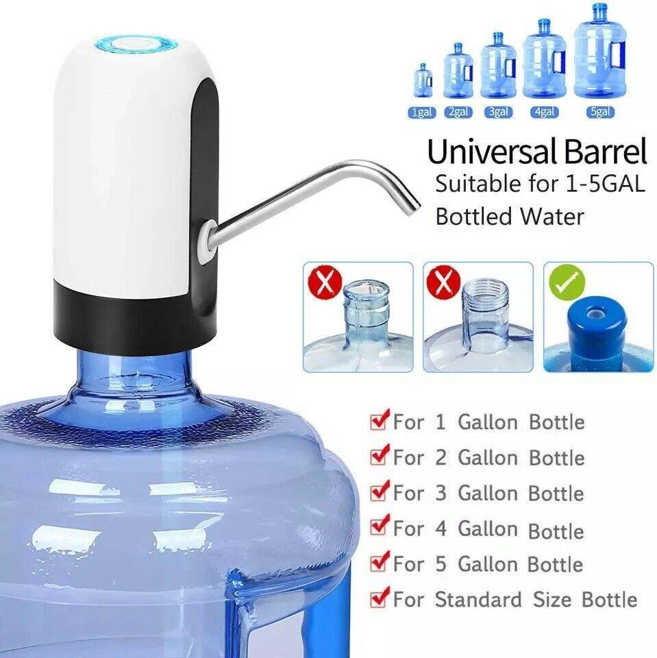Water Bottle Electric Automatic Universal Dispenser 5 Gallon USB USB Water Dispenser Automatic Drinking Water Bottle - Mubimart