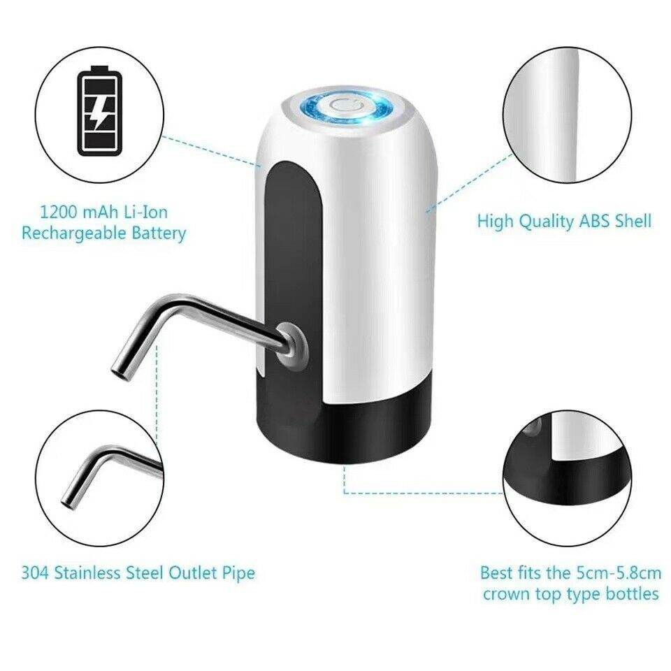 Water Bottle Electric Automatic Universal Dispenser 5 Gallon USB USB Water Dispenser Automatic Drinking Water Bottle - Mubimart