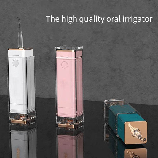 Water Jet Floss Dental Irrigator Dental Pick Oral Irrigation Teeth Cleaning Machine Water Dental Flosser Faucet Oral Irrigator - Mubimart