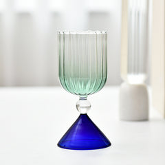 Water Ripple Glass Cocktail Glass - Mubimart -  