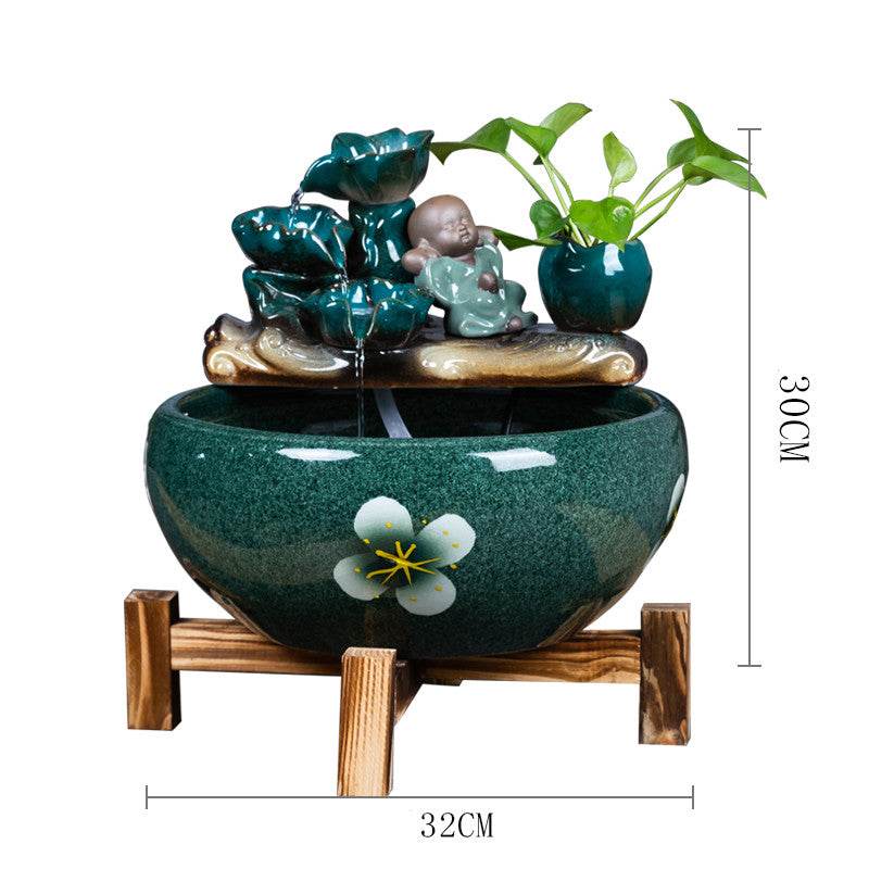 Water Tank Landscaping Ornaments Tank Upper Water Fish Tank - Mubimart