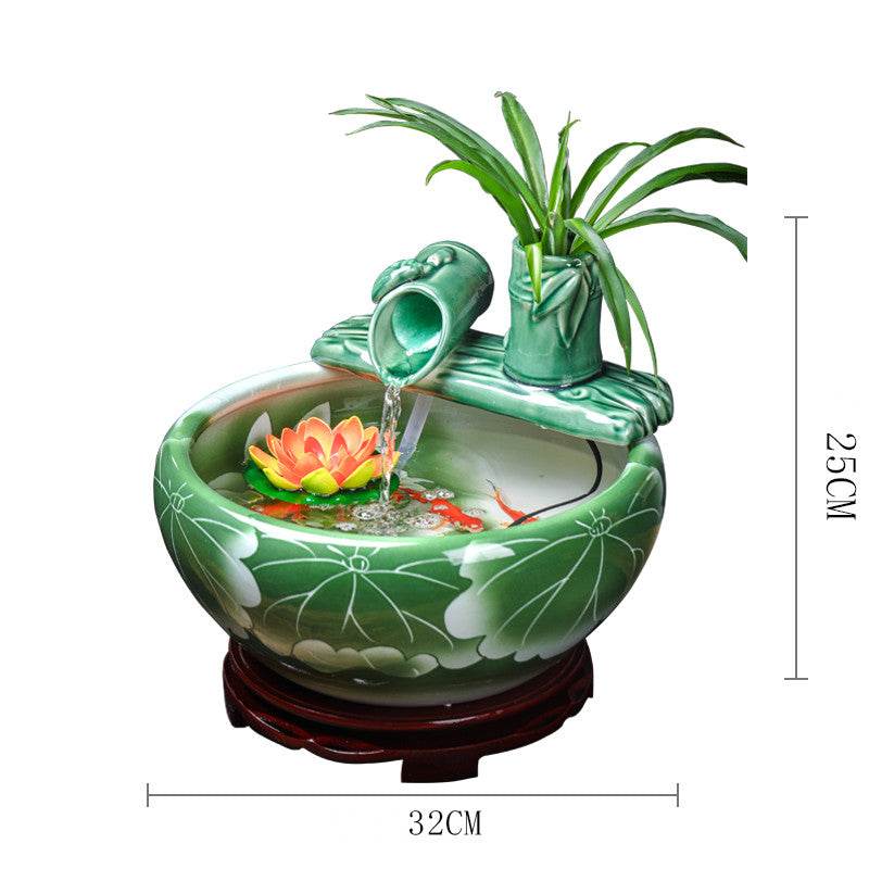 Water Tank Landscaping Ornaments Tank Upper Water Fish Tank - Mubimart