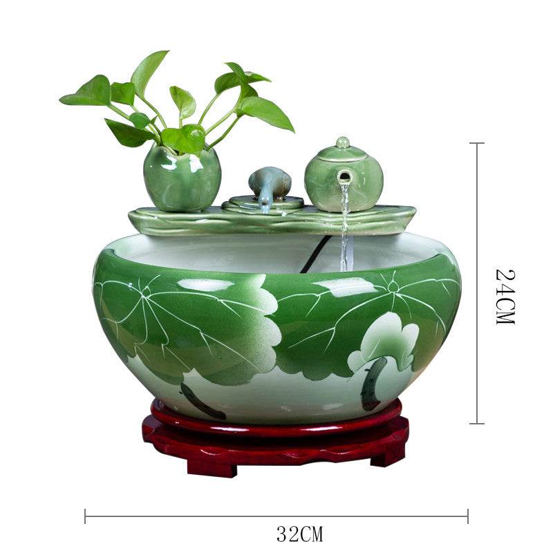 Water Tank Landscaping Ornaments Tank Upper Water Fish Tank - Mubimart