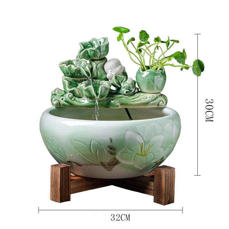 Water Tank Landscaping Ornaments Tank Upper Water Fish Tank - Mubimart