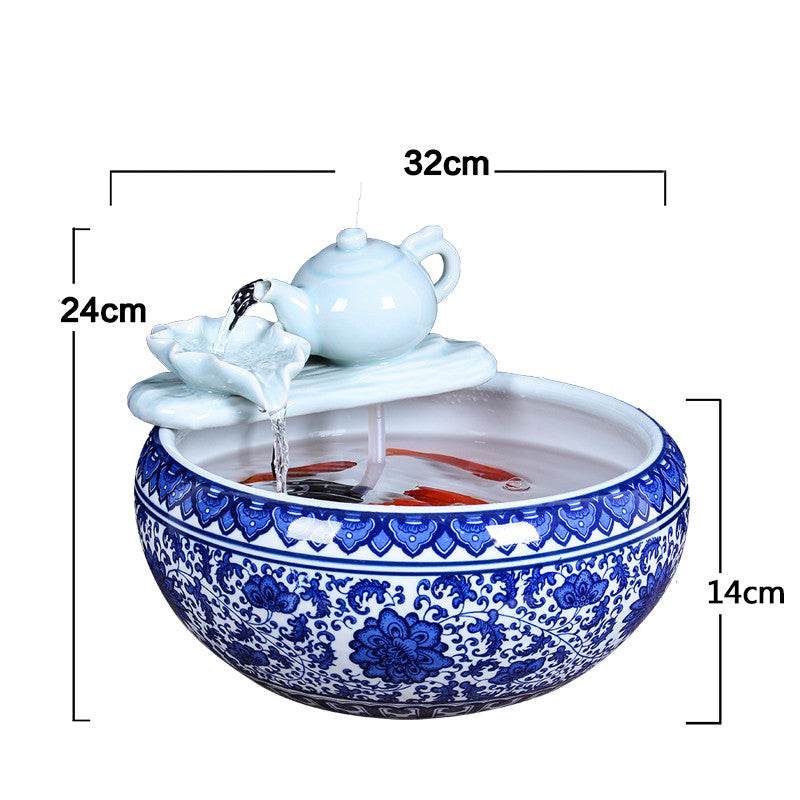 Water Tank Landscaping Ornaments Tank Upper Water Fish Tank - Mubimart